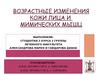 Возрастные изменения кожи лица и мимических мышц