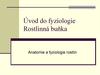 Anatomie a fyziologie rostlin