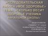 Моё здоровье. Сколько весит здоровье ученика начальной школы