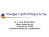 Etiologia i epidemiologia sepsy
