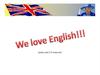 We love English