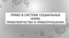 Право в системе социальных норм. Правотворчество и правоотношения