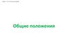 Общие положения. Разрешенная максимальная масса транспортного средства