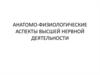 Анатомо-физиологические аспекты высшей нервной деятельности