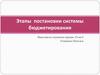 Этапы  постановки системы бюджетирования