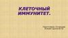 Клеточный иммунитет