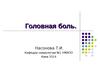 Головная Боль,Золмигрен