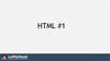 HTML #1