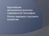 Крупнейшие автомобилестроители современной географии. Регион мирового портового хозяйства