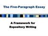 Expository Writing
