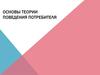 Основы теории поведения потребителя