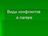 Виды конфликтов