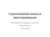 Лекция 1. Стратегический анализ и прогнозирование