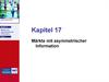 Märkte mit asymmetrischer Information
