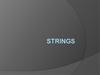 Strings. Класс String в Java