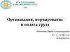 Организация, нормирование и оплата труда