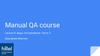 Manual QA course. Виды тестирования