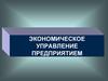 Экономическое управление предприятием