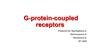 G-protein-coupled receptors