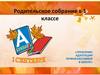 Родительское собрание. Проблемы адаптации первоклассников в школе. (1 класс)