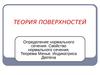 Теория поверхностей.Нормальные сечения поверхности. Теорема Менье