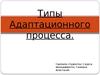 Типы адаптационного процесса