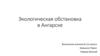 Экологические проблемы в Ангарске