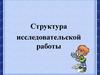 Структура исследовательской работы