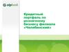Кредитный портфель по розничному бизнесу филиала «Челябинский»