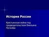 История России. Крестьянская война под предводительством Емельяна Пугачёва