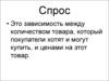 Спрос