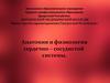 Анатомия и физиология сердечно – сосудистой системы