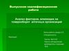 Анализ факторов, влияющих на товарооборот аптечных организаций