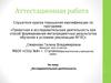 Аттестационная работа. Исследовательская деятельность