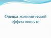 Оценка экономической эффективности инвестиций