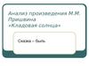 Анализ произведения М.М. Пришвина «Кладовая солнца»