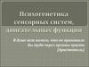 Психогенетика сенсорных систем, двигательных функций