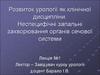 Розвиток урології як клінічної дисципліни. Неспецифічні запальні захворювання органів сечової системи