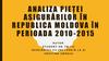 Analiza pieței asigurărilor în republica moldova în perioada 2010-2015