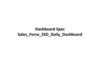 Dashboard Spec Aspen Sales Force