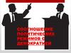 Соотношение политических режимов с демократией