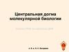 Центральная догма молекулярной биологии. Синтез РНК по матрице ДНК