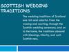 Scottish wedding traditions