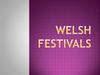 Welsh festivals