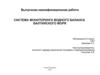 Система мониторинга водного баланса Балтийского моря