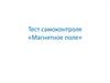 Магнитное поле. Тест