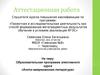 Аттестационная работа. Образовательная программа элективного курса «Англо-американская литература»