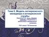 Модель антикризисного менеджера и антикризисной службы. (Тема 5)