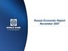 Russia economic. Report november 2007