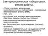 Бактериологическая лаборатория, режим работы